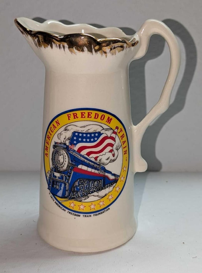 American Freedom Train Mini Ceramic Pitcher (1 of 6)