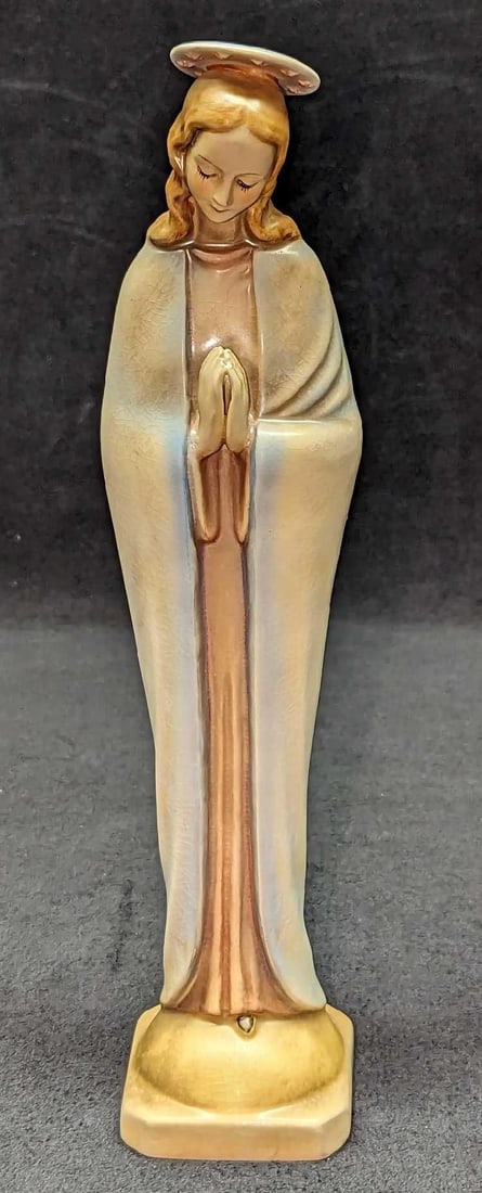 Vintage TMK-3 Color Hummel Madonna With Halo Figurine (1 of 6)