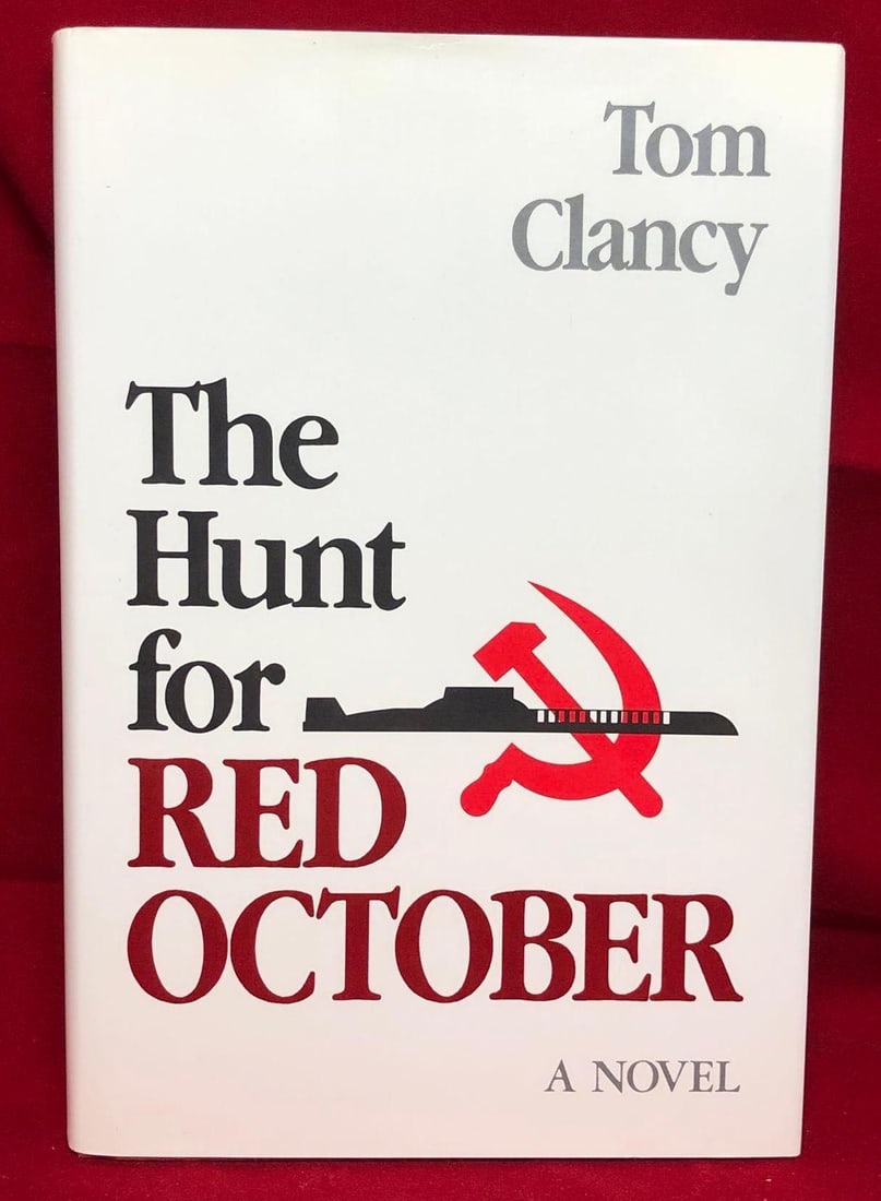 Tom Clancy's "The Hunt For Red October" Hardcover (1 of 7)