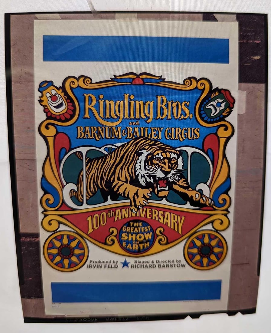 Kodak Transparent 4 X 5 Ringling Bros Anniversary (1 of 3)