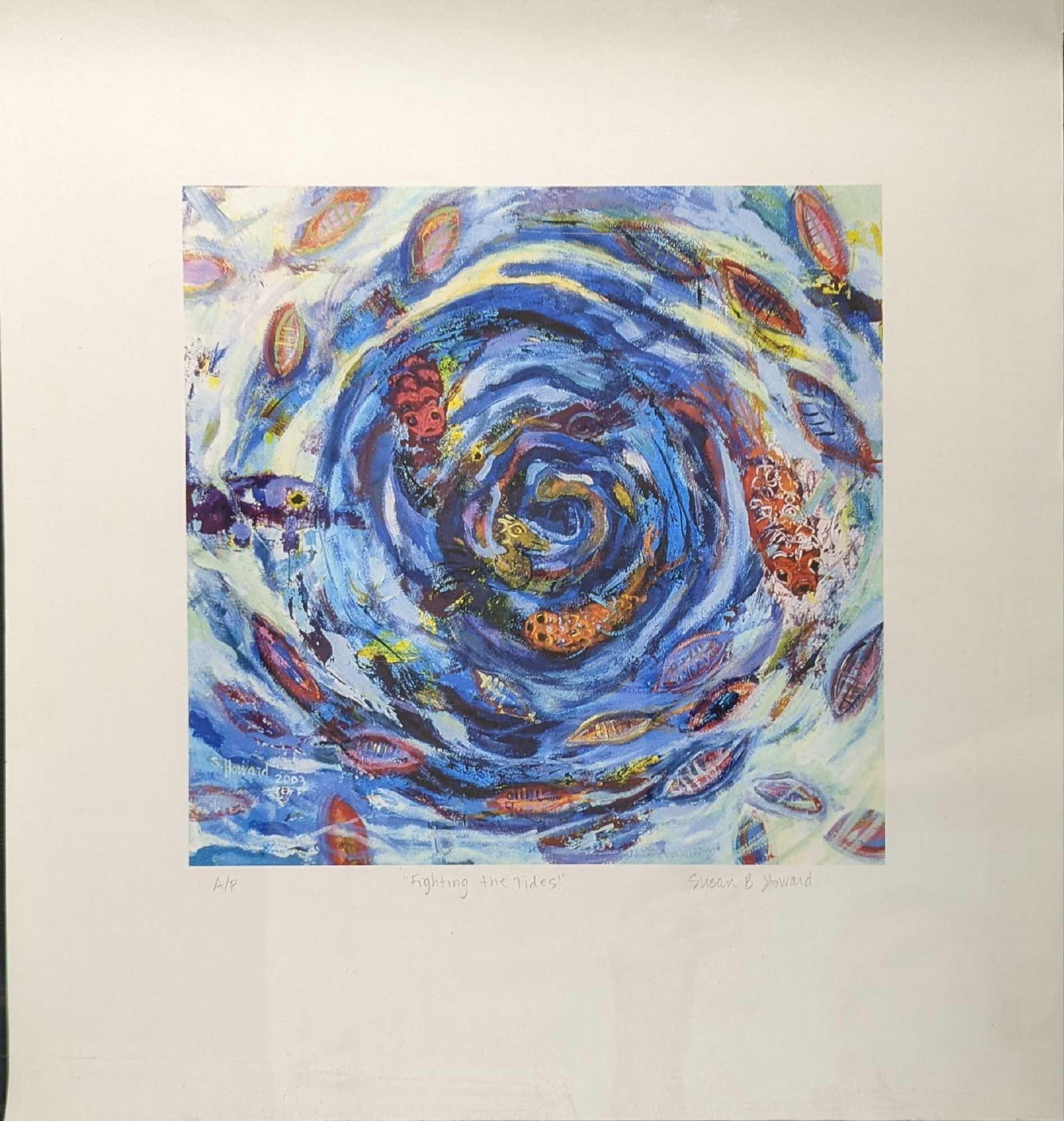 Susan B. Howard Artist Proof Print Fighting The Tides (1 of 6)