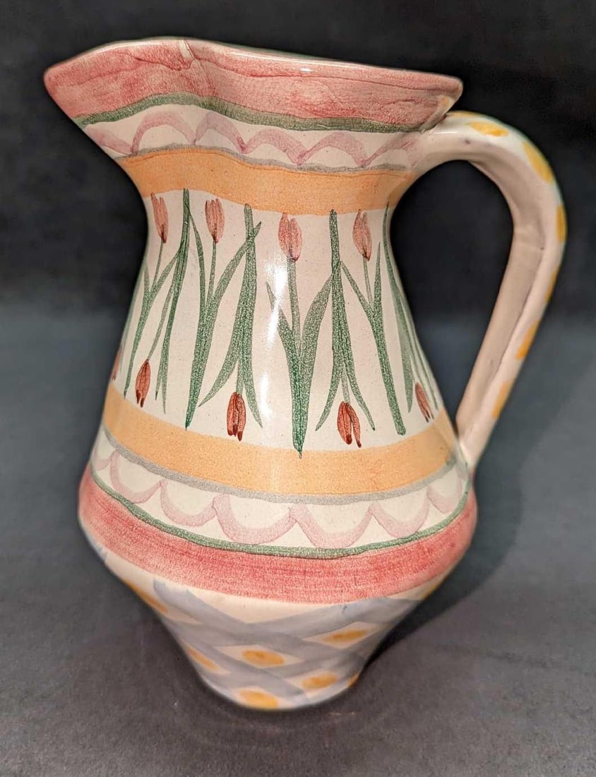 MacKenzie-Childs Pottery 8" Pitcher (1 of 7)