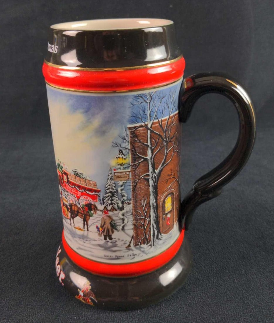 Budweiser Anheuser Busch Stein Perfect Christmas 1992 (1 of 6)