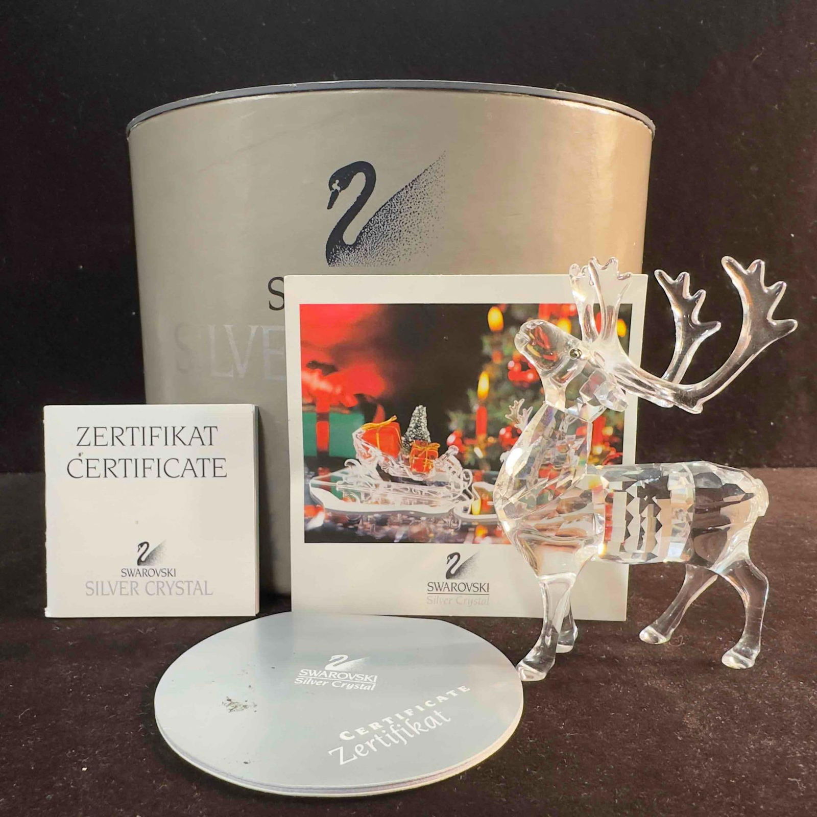 Swarovski Crystal Reindeer Figurine 7475 NR 000 602 Repaired (1 of 10)