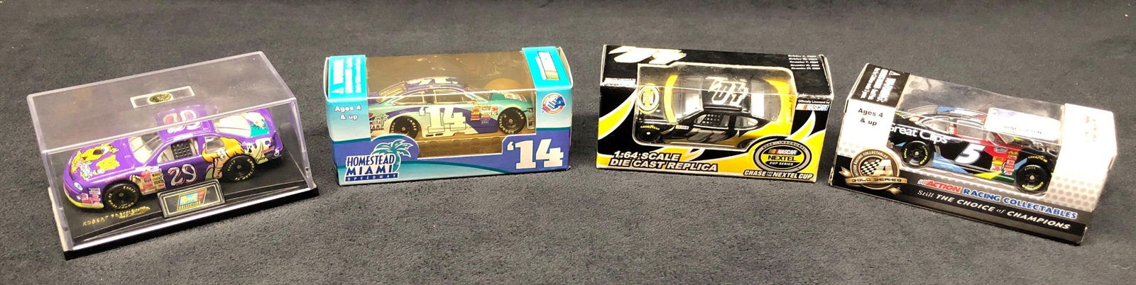 Lot of 4 Assorted Nascar 1:64 Replica Stock Cars - Revell & Action Racing Collectables (1 of 5)