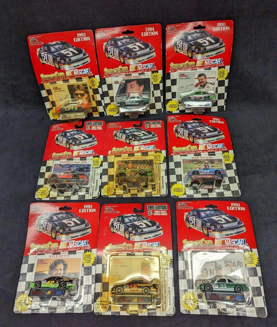 9 NASCAR Racing Champions Die Cast Racing Cars (1 of 7)