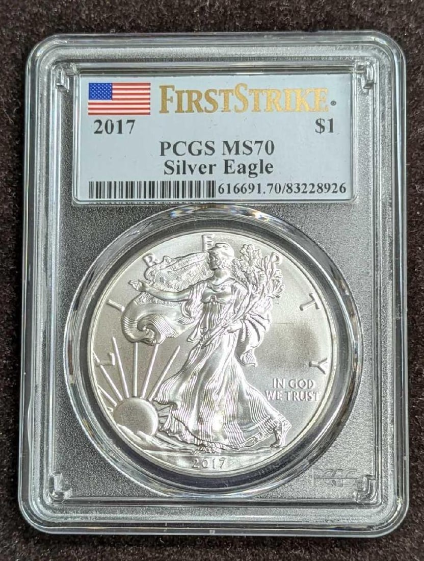 2017 American Silver Eagle First Strike $1 Coin (1 of 8)