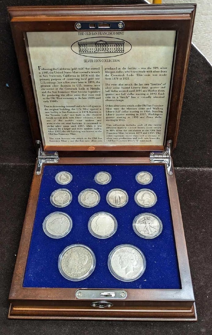 The Old San Francisco Mint Silver Coin Collection (1 of 13)