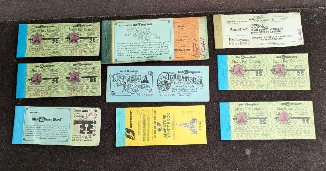 Vintage Disney World Adventure & Transportation Tickets (1 of 6)