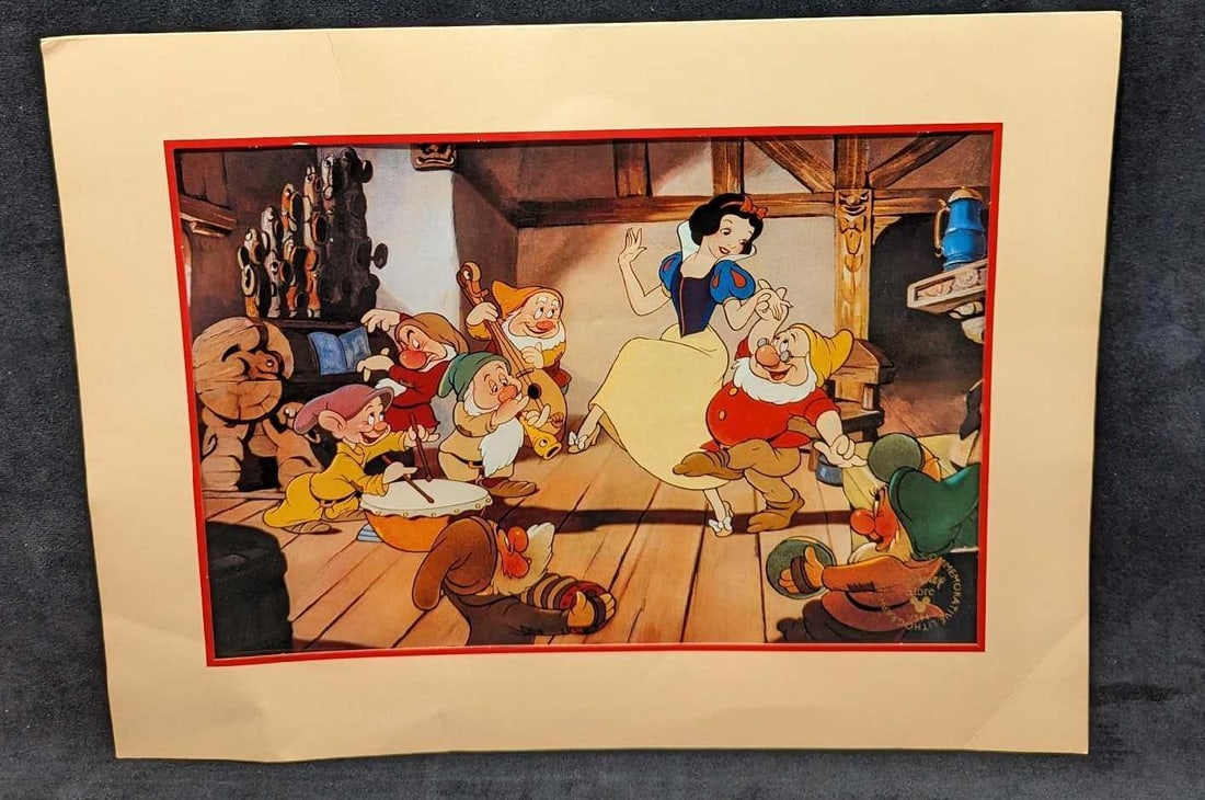 Disney Snow White Commemorative Lithograph 1994 (1 of 5)