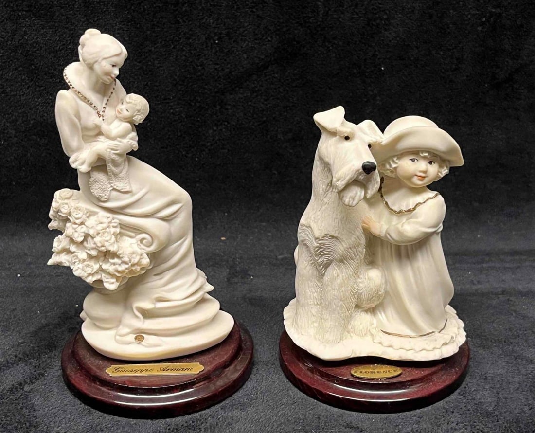Giuseppe Armani Maternity With Flowers & Perfect Match Capodimonte Miniature Figurines (1 of 13)