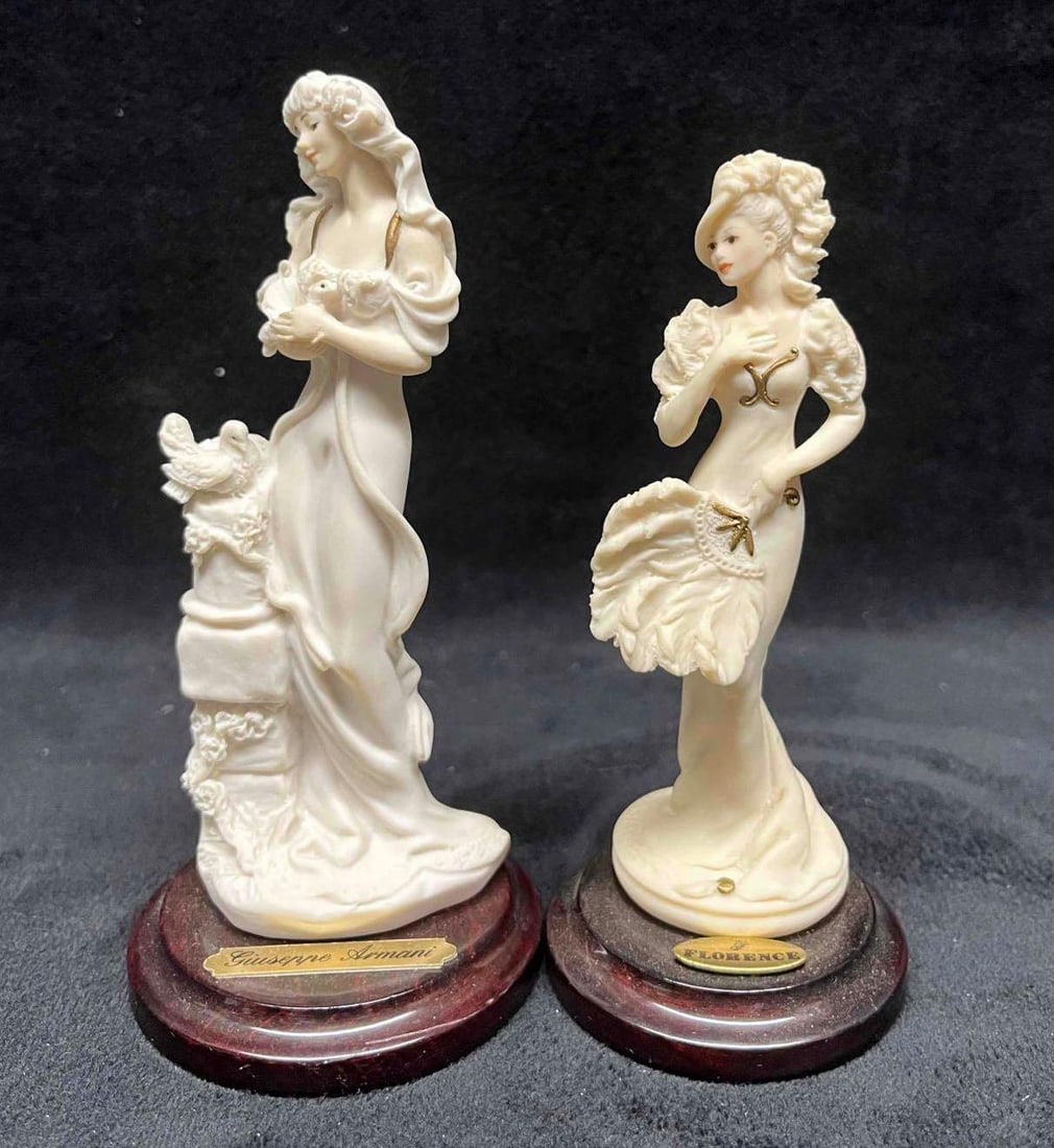 Giuseppe Armani Chantel & Lady With Doves Figurines (1 of 17)