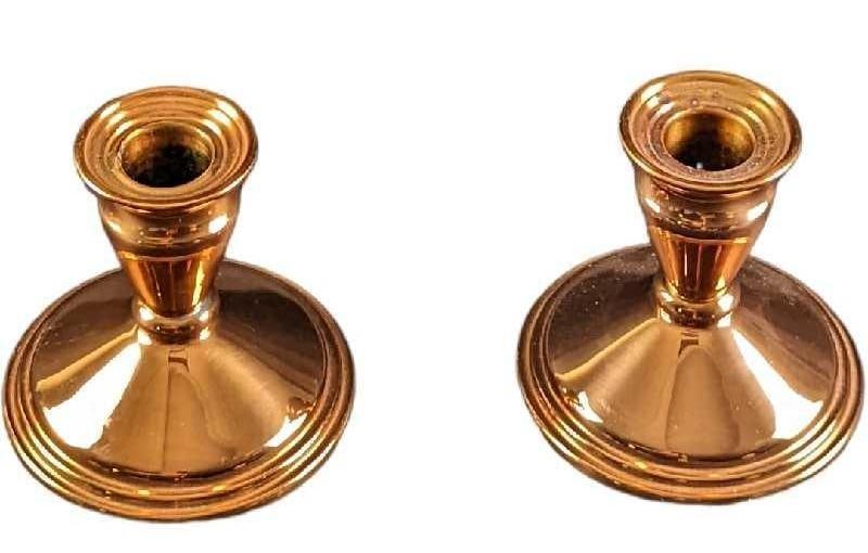 Pair Of Coppercraft Guild Taper Candle Holders (1 of 8)