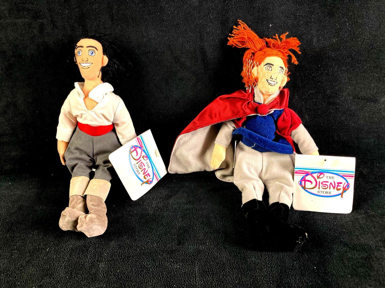 Set of (2) Disney Plush Bean Bag Doll Eric and Prince Phillip (1 of 4)