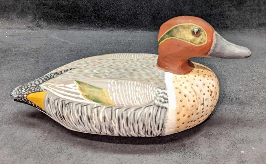 P&D Drake Green Winged Teal Duck Decoy (1 of 7)