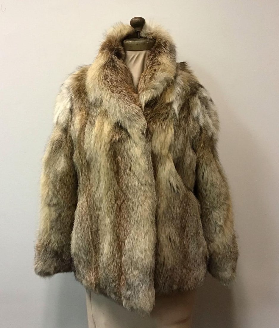 Golden Isle Fox Fur Jacket Coat Vintage Fashion Daytons (1 of 7)