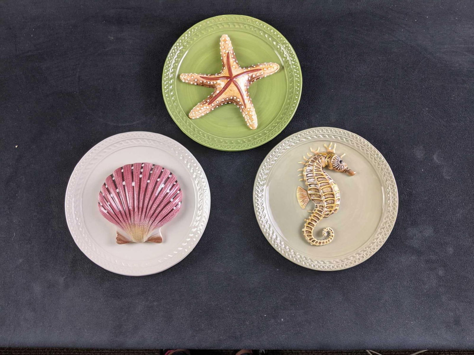 Beach Theme Decorative Plate Set (1 of 7)