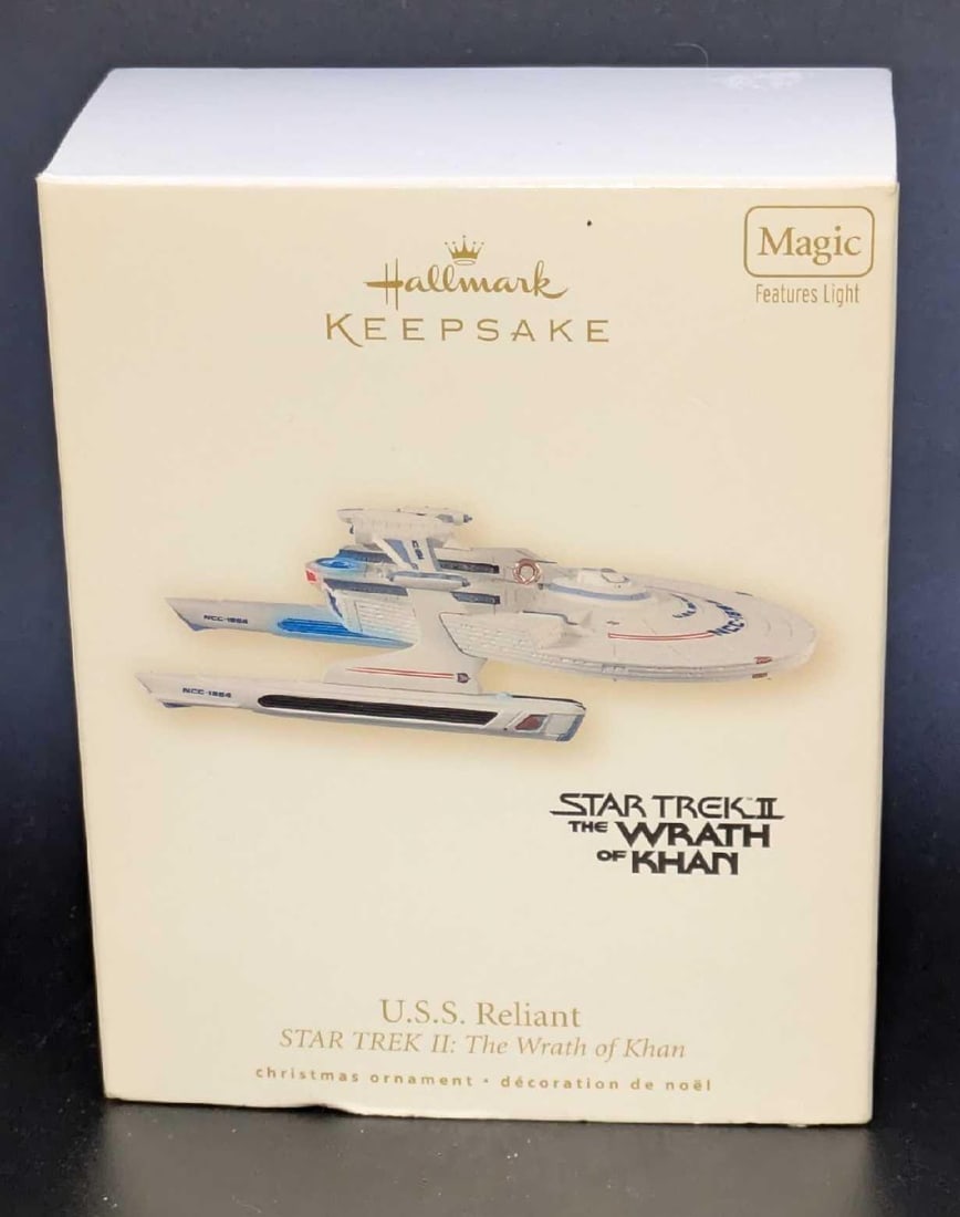 Hallmark Star Trek 2 Wrath Of Khan U.S. Reliant Ornament (1 of 4)
