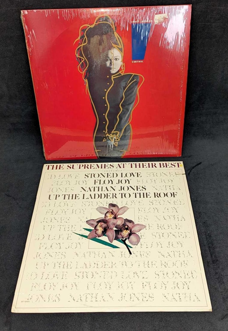 2 LPs Janet Jackson Control & The Supremes Best (1 of 6)