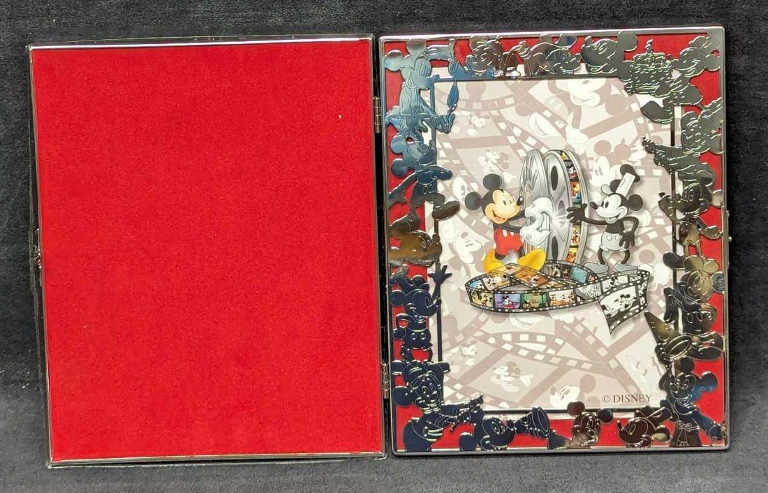 Disney Cast Member Exclusive Picture Frame B: Disney Cast Member Exclusive Picture Frame B. This cast member frame is from 2002 and it's a beautiful display frame that could hold a 5x7 picture. In original packaging. The cover has a plastic w