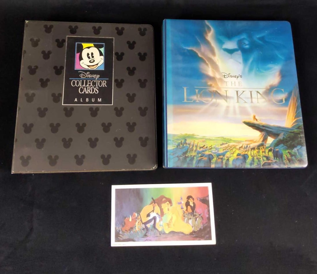 Disney Collector Cards Album Lion King Mickey Mouse (1 of 12)