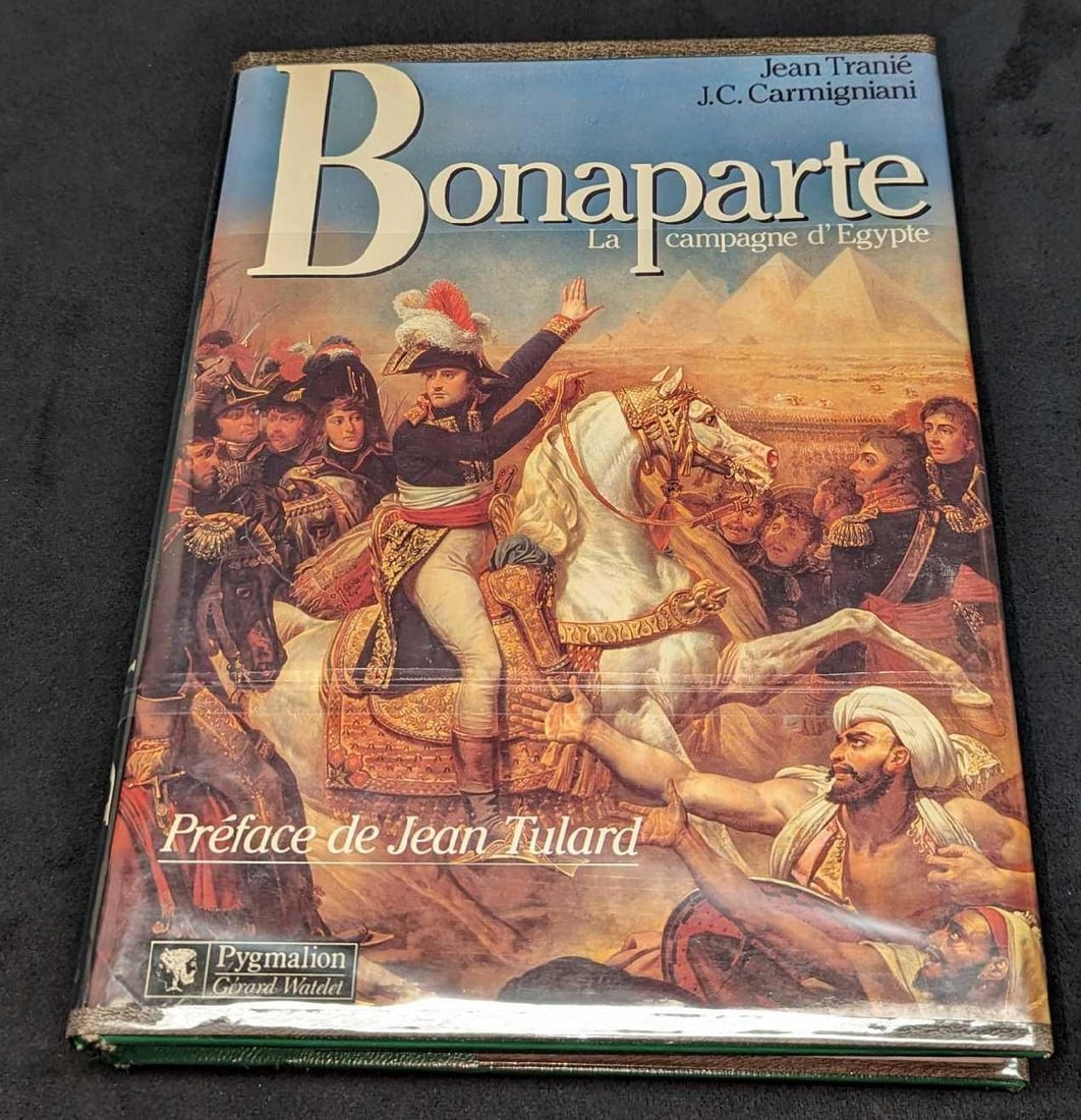 Bonaparte : La Campagne D'égypte Hardcover Book: Bonaparte : La Campagne D'égypte Hardcover Book. This was by Jean Tranie and J.C. Carmigniani and was published by Pygmalion in 1988. The book's covers have some shelf-wear, it has been prote