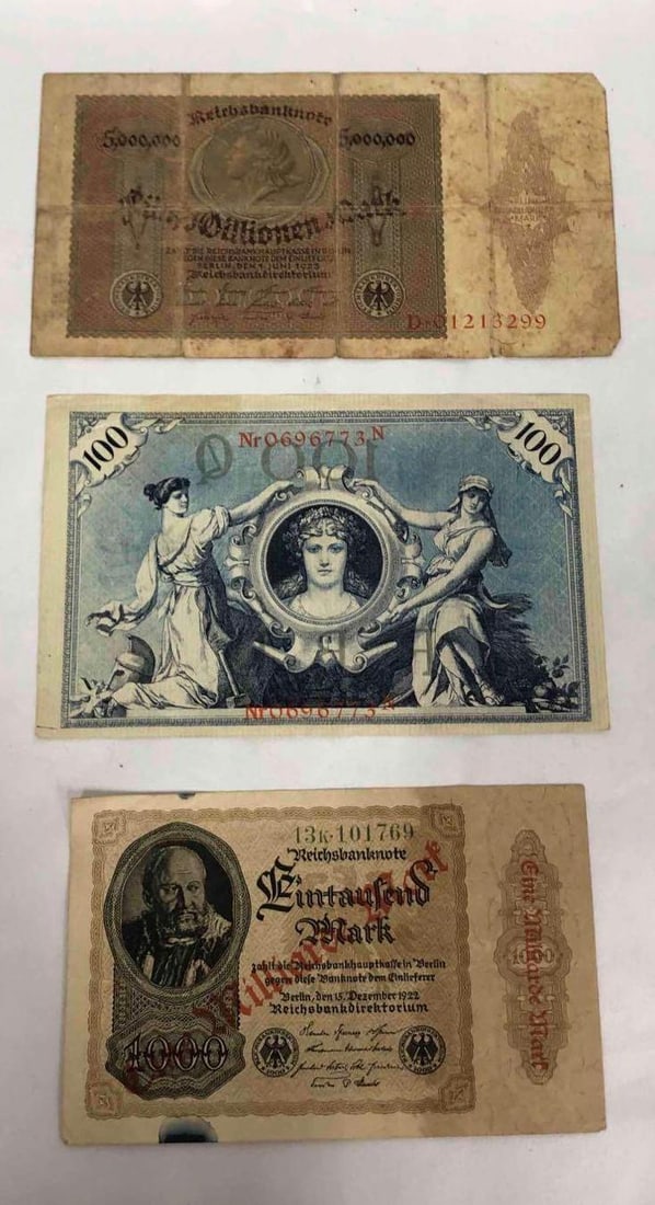 3 Vintage German Banknotes (1 of 7)
