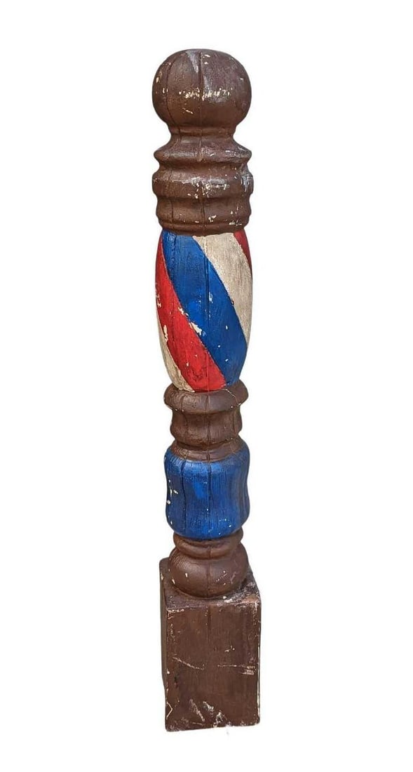 Original Dapper Dans Mickey Finn Show Used Barbershop Pole (1 of 7)