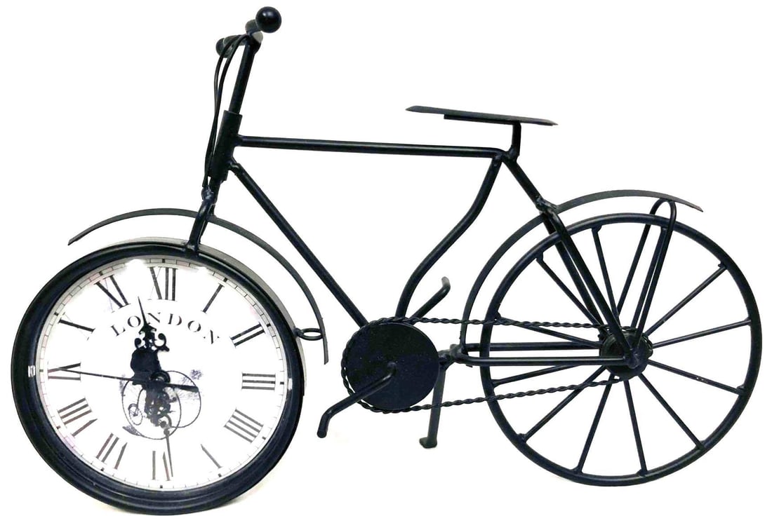 London Bicycle Clock Decorative Art (1 of 7)