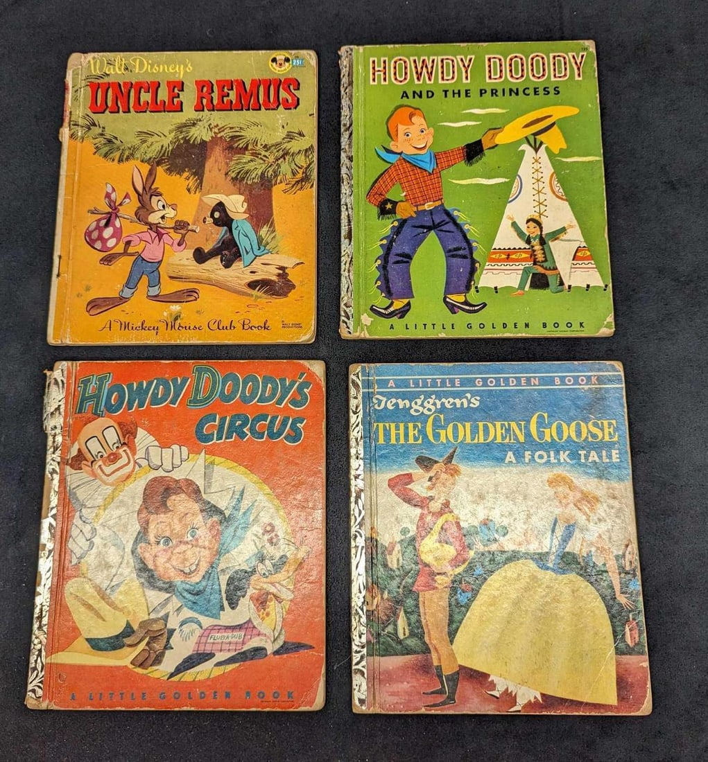 4 Disney Uncle Remus Golden Books Howdy Doody Kid's Books (1 of 11)