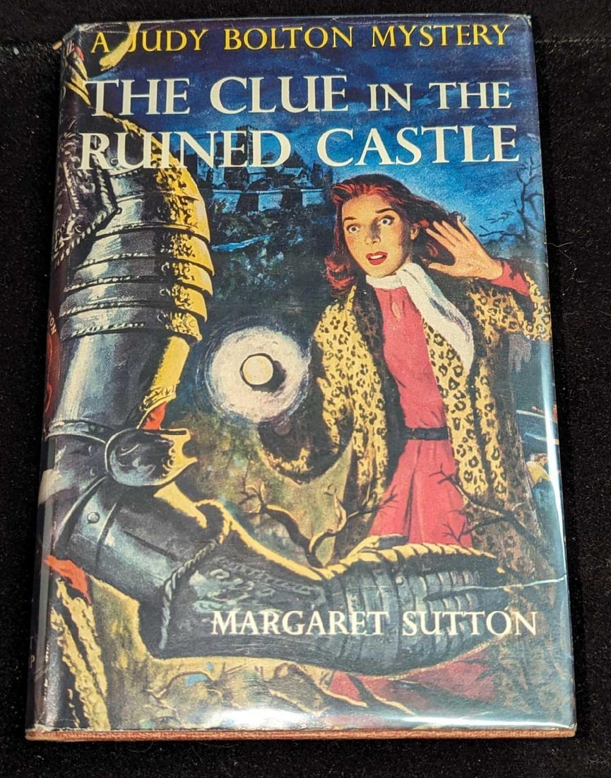 1st Ed Judy Bolton The Clue In The Ruined Castle: 1st Ed Judy Bolton The Clue In The Ruined Castle. "A Judy Bolton Mystery - The Clue In The Ruined Castle". By Margaret Sutton (The pen name of Rachel Beebe) was published by Grosset & Dunl