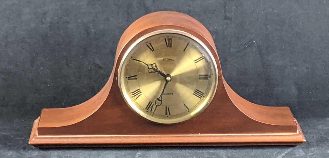 Vintage Mantel Desk Wooden Clock (1 of 6)