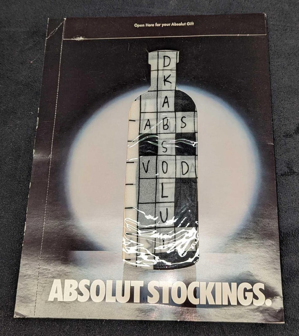 Sealed Absolut Vodka Stockings (1 of 2)