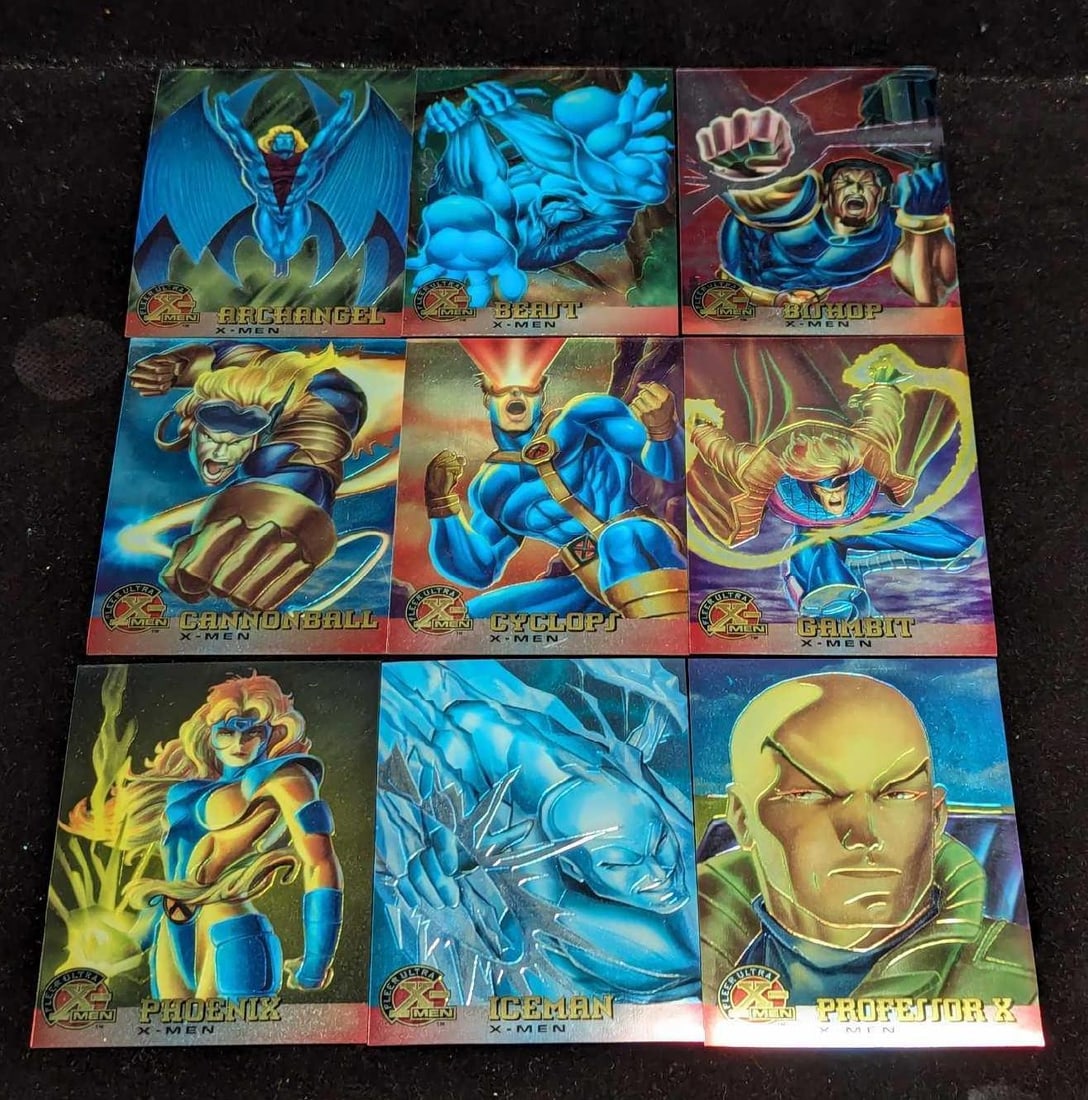 9 Fleer Ultra X-Men Chromium Trading Cards E (1 of 11)