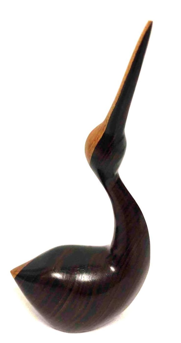 Small Wooden Crane Figurine (1 of 8)