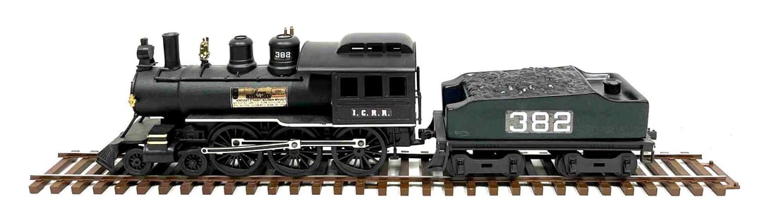 Empty Vintage Jim Beam Train Decanter Casey Jones 382 Locomotive & Tender With Tracks (2) (1 of 19)