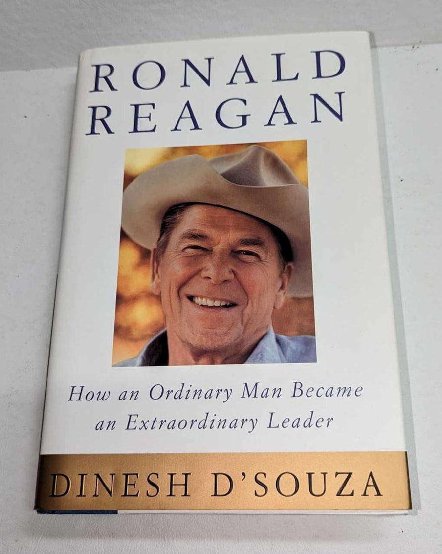 Dinesh D'Souza Signed Ronald Reagan Hardcover (1 of 8)