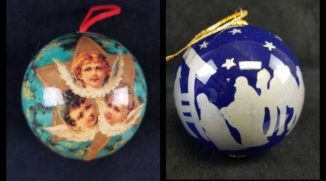 Nativity and Angel Cherubs Ornaments (1 of 9)