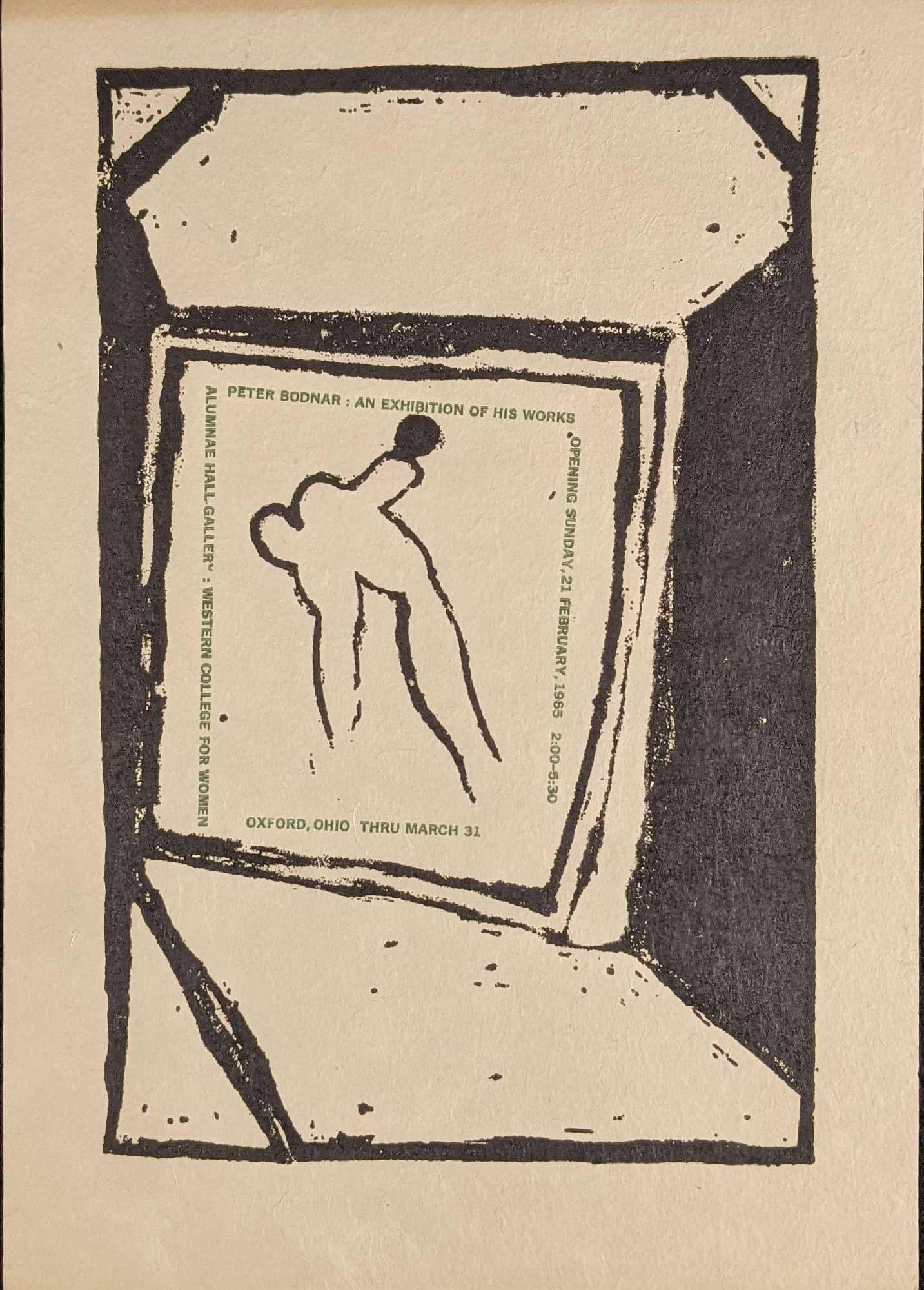 Vintage Peter Bodnar Art Gallery Showing Mini Print (1 of 8)