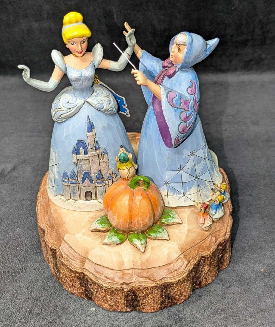 Jim Shore Signed Disney Magical Transformation Cinderella Figurine (1 of 10)