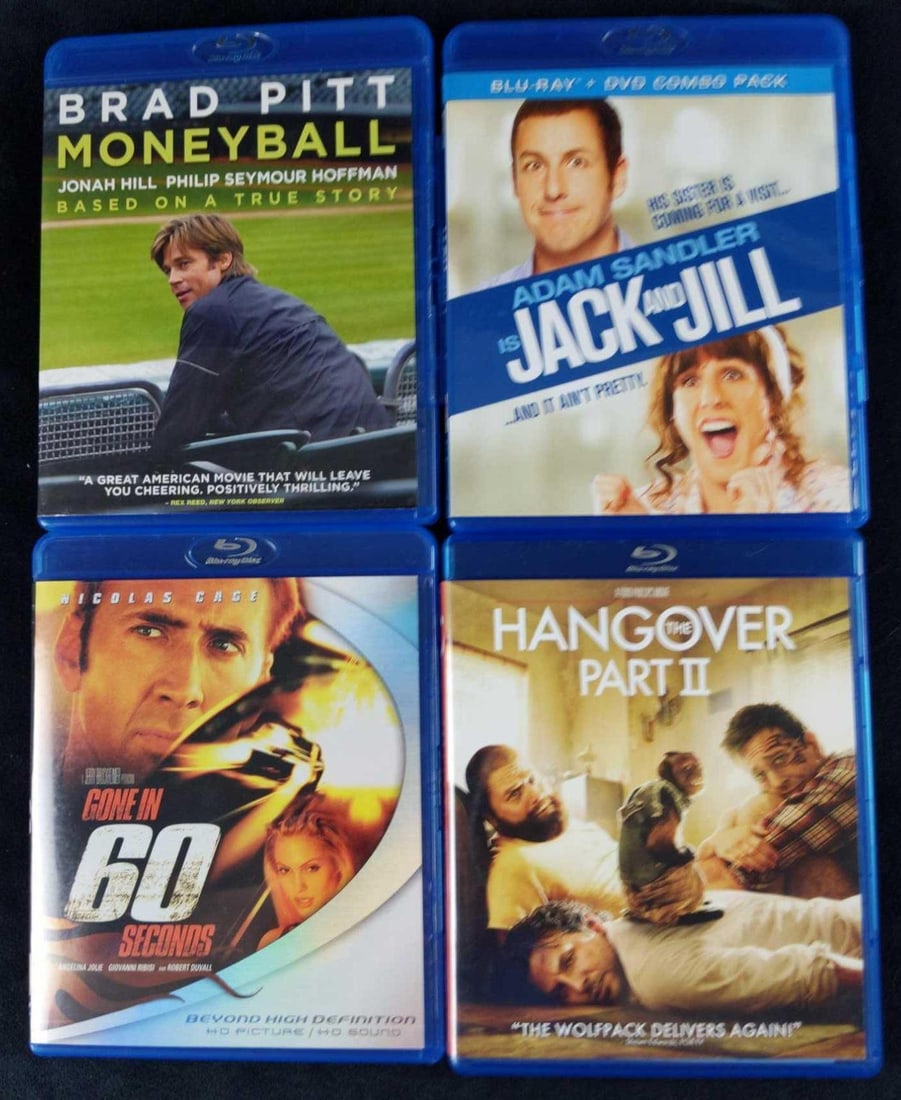 Four Comedy And Classic Blu Ray Moneyball Hangover (1 of 4)