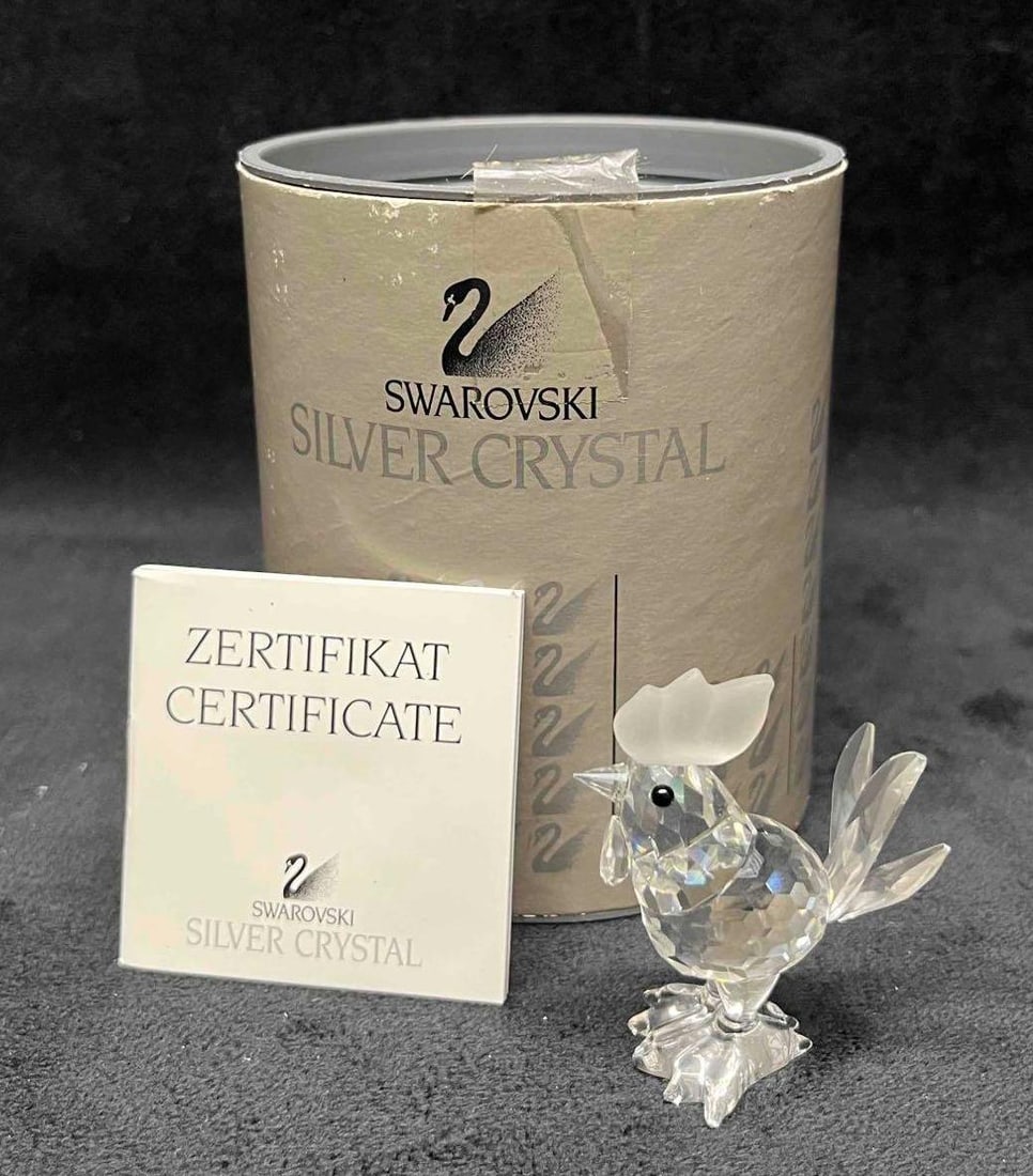 Swarovski Crystal Rooster 7674 In Original Box With Certificate (1 of 15)