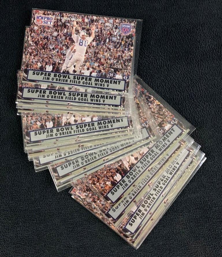 20 NFL Pro Set Superbowl V Field Goal Cards 1990 (1 of 3)