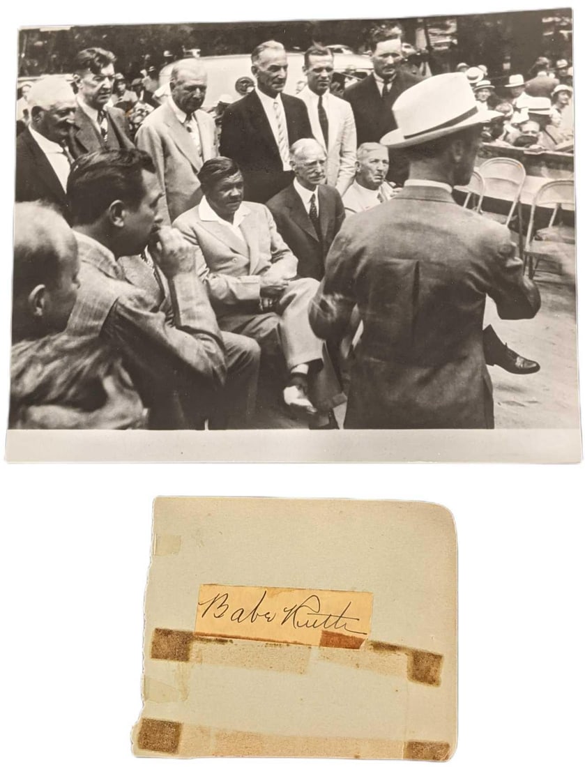 Babe Ruth Autograph With Photo (1 of 4)