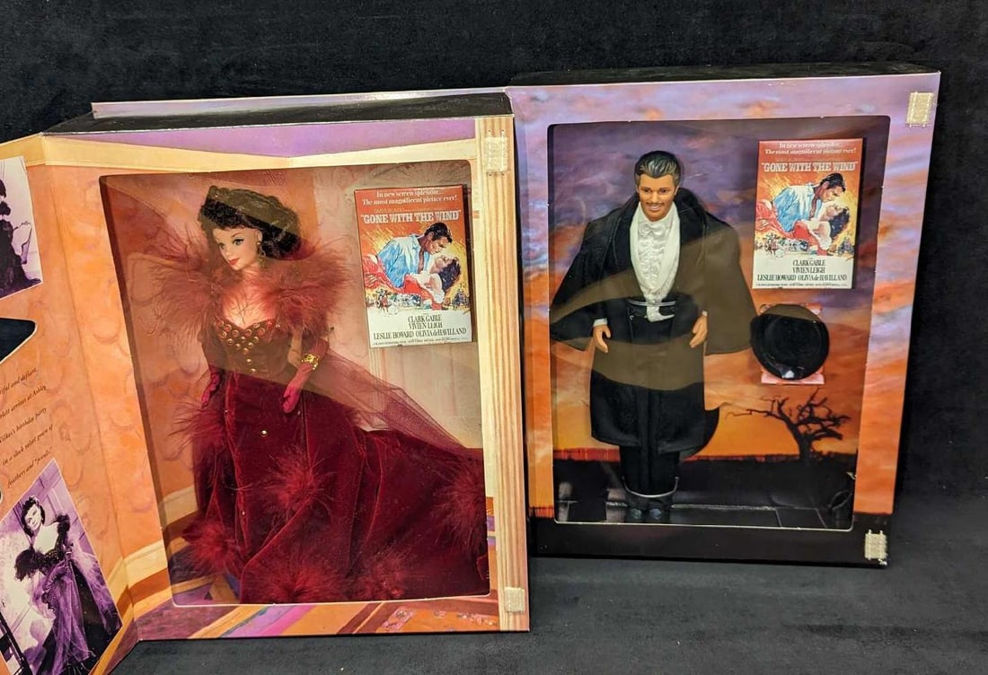 Hollywood Legends Gone With The Wind Barbie Scarlett O'Hara Ken As Rhett Butler (1 of 10)
