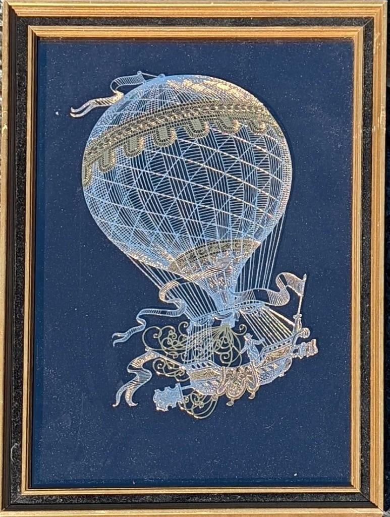 Silver & Gold Balloon Etching By Yves Beaujard (1 of 3)