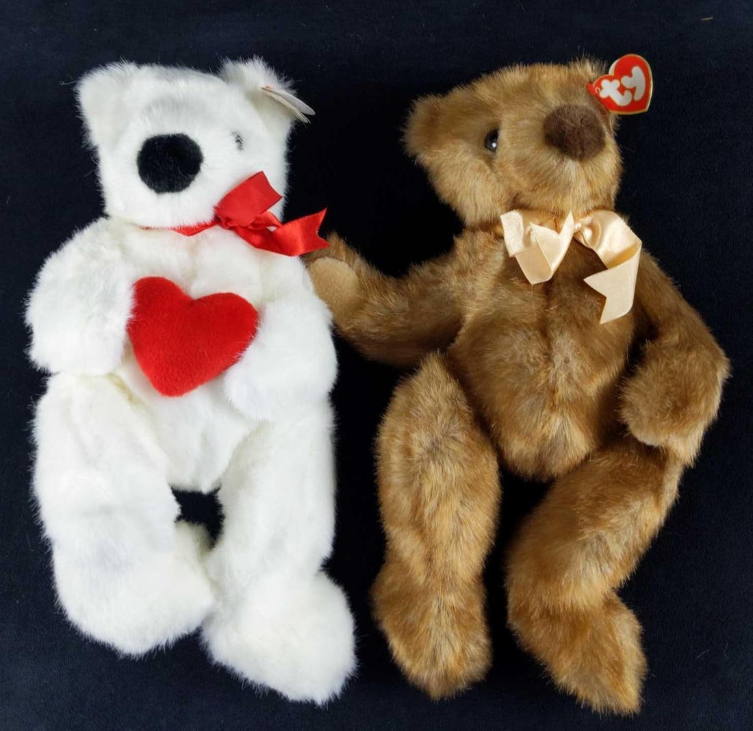 Ty Plush Bears Romeo And Baby Ginger (1 of 4)