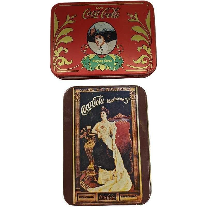 2 Vintage Reproduction Coca Cola Tins & Cards (1 of 6)