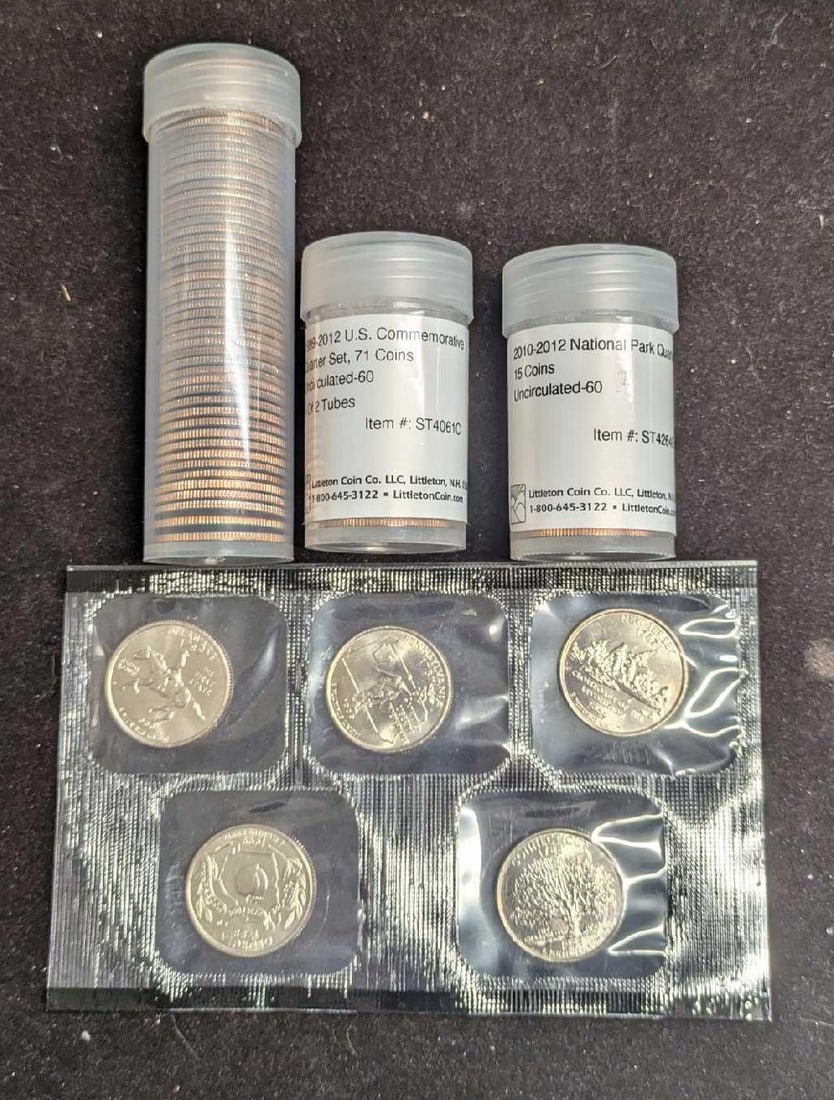 Sets Of Uncirculated US Quarters US State National Park (1 of 5)