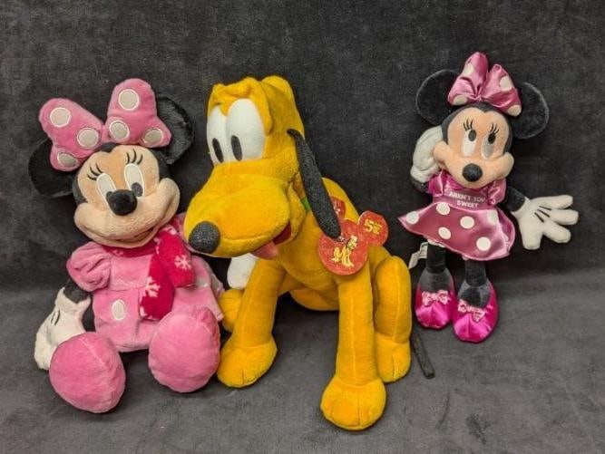 Disney Minnie Mouse And Pluto Plush Dolls (1 of 7)